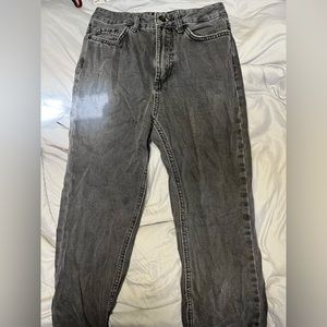 size 25 black urban outfitters mom high rise jeans